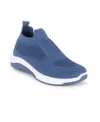 Danskin Flex Knit Sneaker In Steel Blue