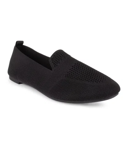 Danskin Women's Cozy Slip-on Loafers In Black