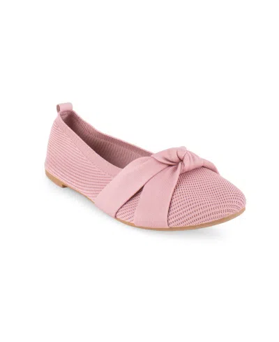 Danskin Women's Delightful Slip-on Flats In Blush