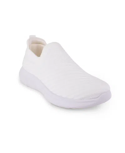 Danskin Women's Excite Round Toe Sneakers In White