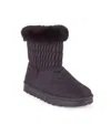 Danskin Women's Fritter Slip On Boots In Black