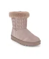 Danskin Women's Fritter Slip On Boots In Taupe