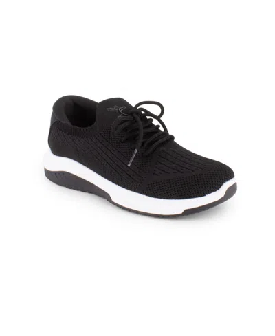Danskin Women's Luster Lace-up Sneakers In Black