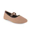 Danskin Women's Optimist Slip-on Ballet Flats In Camel