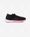 Danskin Women's Positive Lace Up Sneaker In Black/ Pink