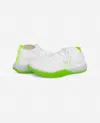 Danskin Women's Positive Lace Up Sneaker In White And Lime