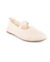Danskin Women's Remarkable Slip-on Ballet Flats In Natural