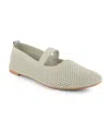Danskin Women's Remarkable Slip-on Ballet Flats In Sage Green