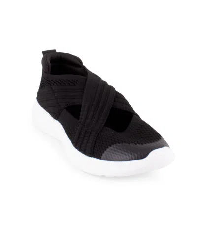 Danskin Women's Spirit Round Toe Sneakers In Black
