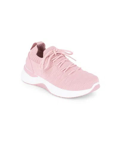Danskin Women's Stability Lace Up Sneaker In Pink