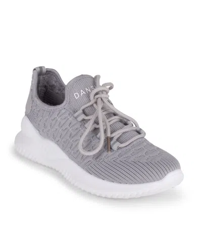 Danskin Women's Stunt Lace Up Sneakers In Grey