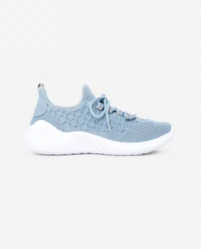 Danskin Women's Stunt Lace Up Sneaker In Blue