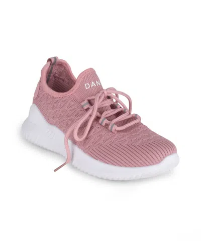 Danskin Women's Stunt Lace Up Sneakers In Pink