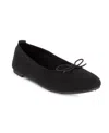 Danskin Women's Wonder Slip On Ballet Flat In Black