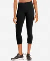 Danskin Yoga Capri Leggings In Black Signature In Black