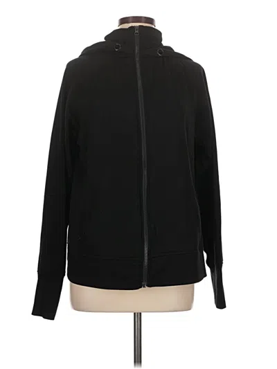 Pre-owned Danskin Zip Up Hoodie In Black