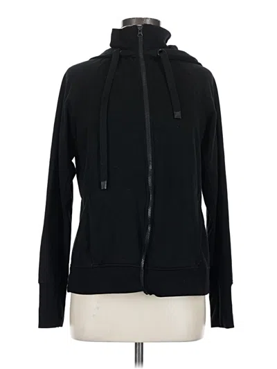 Pre-owned Danskin Zip Up Hoodie In Black