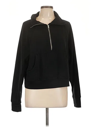 Pre-owned Danskin Zip Up Hoodie In Black