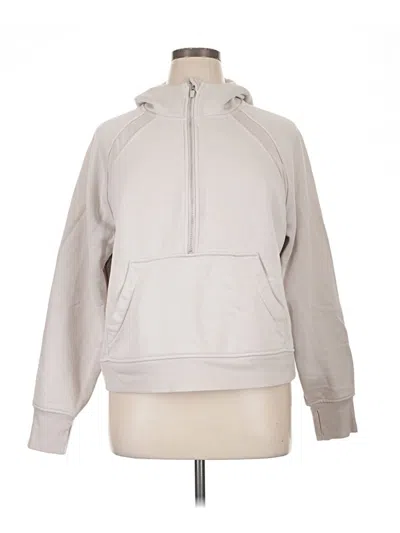 Pre-owned Danskin Zip Up Hoodie In Gray