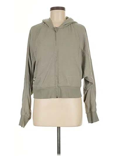 Pre-owned Danskin Zip Up Hoodie In Green
