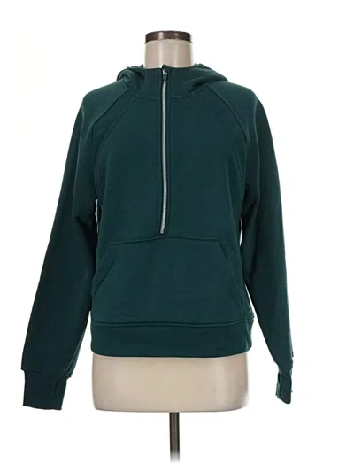 Pre-owned Danskin Zip Up Hoodie In Green