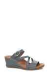 DANSKO ANA ASYMMETRIC STRAPPY WEDGE SANDAL