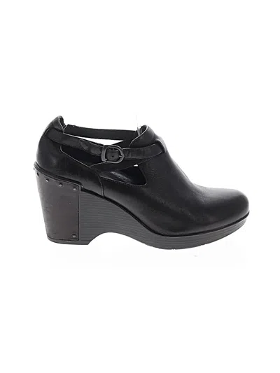 Pre-owned Dansko Ankle Boots In Black