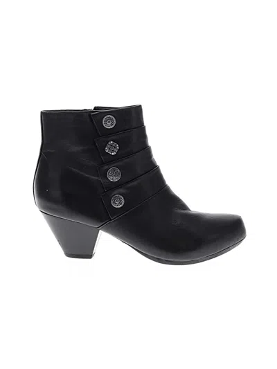 Pre-owned Dansko Ankle Boots In Black