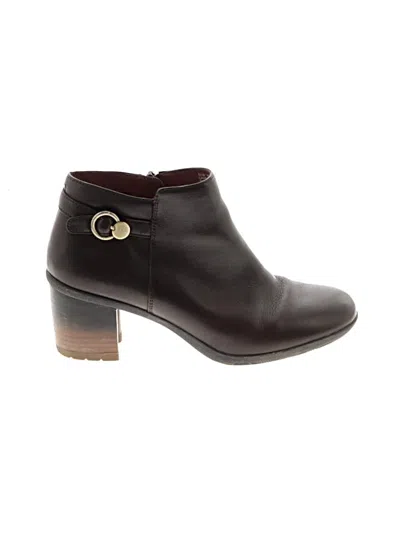 Pre-owned Dansko Ankle Boots In Brown