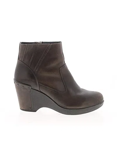 Pre-owned Dansko Ankle Boots In Brown