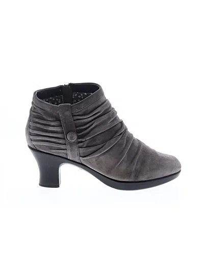 Pre-owned Dansko Ankle Boots In Gray