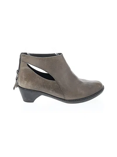 Pre-owned Dansko Ankle Boots In Gray