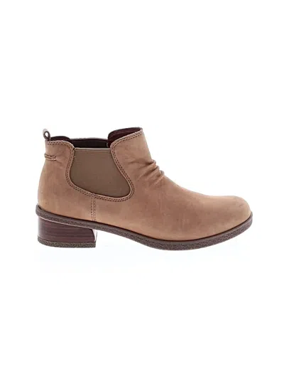Pre-owned Dansko Ankle Boots In Tan