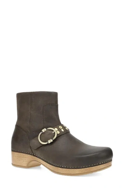Dansko Baylin Leather Bootie In Yellow