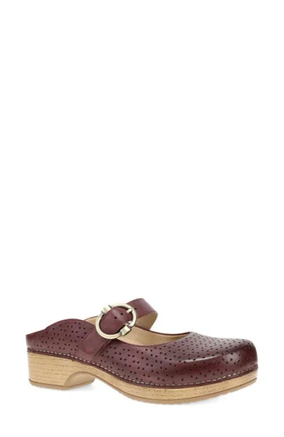 Dansko Blaire Perforated Mary Jane Clog In Multi