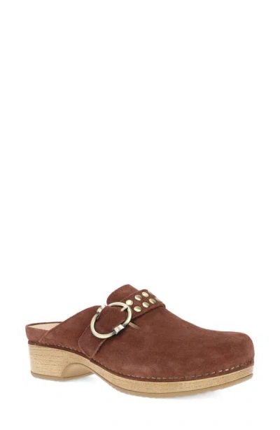Dansko Branson Studded Platform Clog In Brown