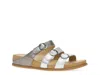Dansko Campbell Platform Wedge Slide Sandal In Gray