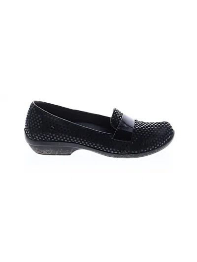 Pre-owned Dansko Flats In Black