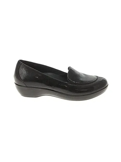 Pre-owned Dansko Flats In Black