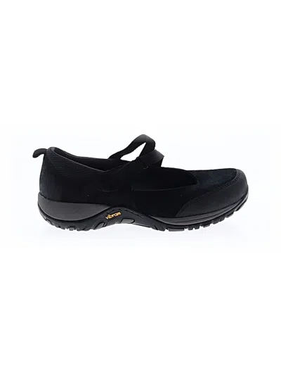 Pre-owned Dansko Flats In Black