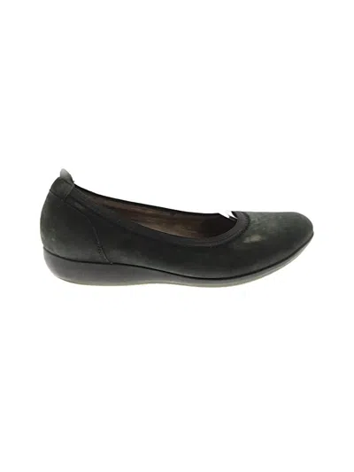 Pre-owned Dansko Flats In Black