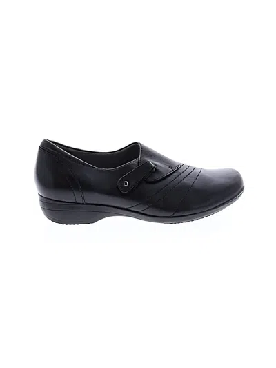 Pre-owned Dansko Flats In Black