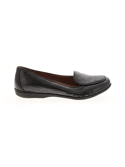 Pre-owned Dansko Flats In Black