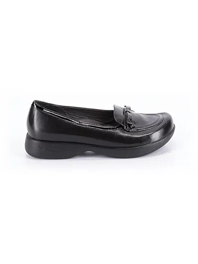 Pre-owned Dansko Flats In Black