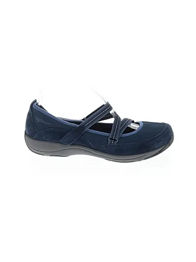 Pre-owned Dansko Flats In Blue
