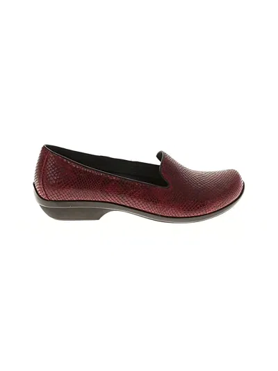 Dansko Flats In Burgundy