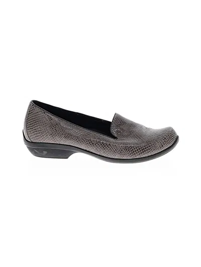 Pre-owned Dansko Flats In Gray