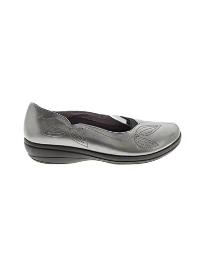 Pre-owned Dansko Flats In Gray