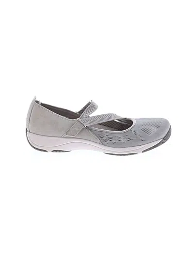 Pre-owned Dansko Flats In Gray