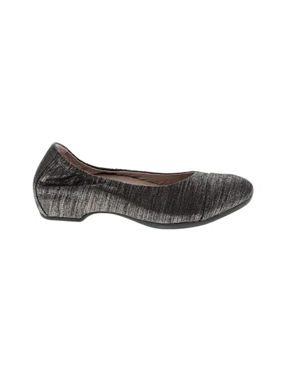 Pre-owned Dansko Flats In Gray
